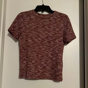 H&M Divided pink glittery top, size S